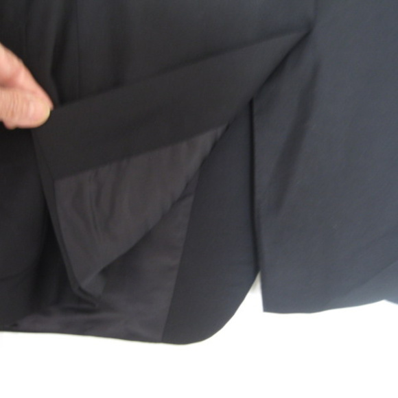 Conti di Roma Hand Painted Black Wool Blazer 10-12 - Picture 7 of 8